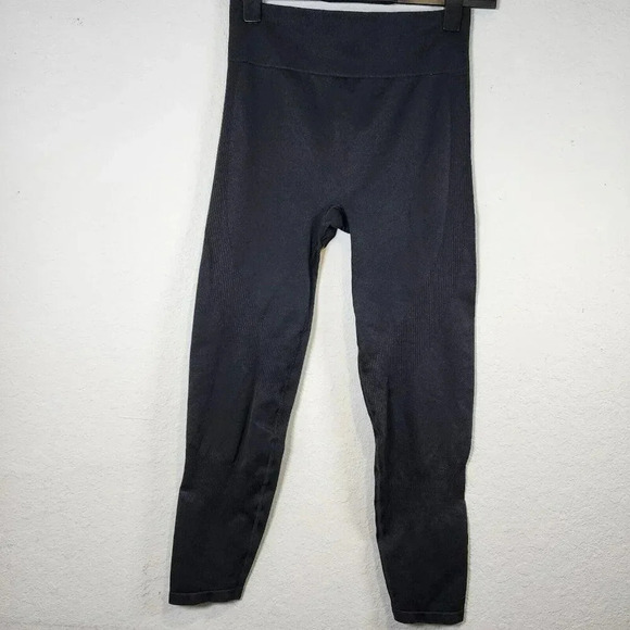 pink active leggings Women's XL black high waisted Athleisure Sport - Picture 1 of 12